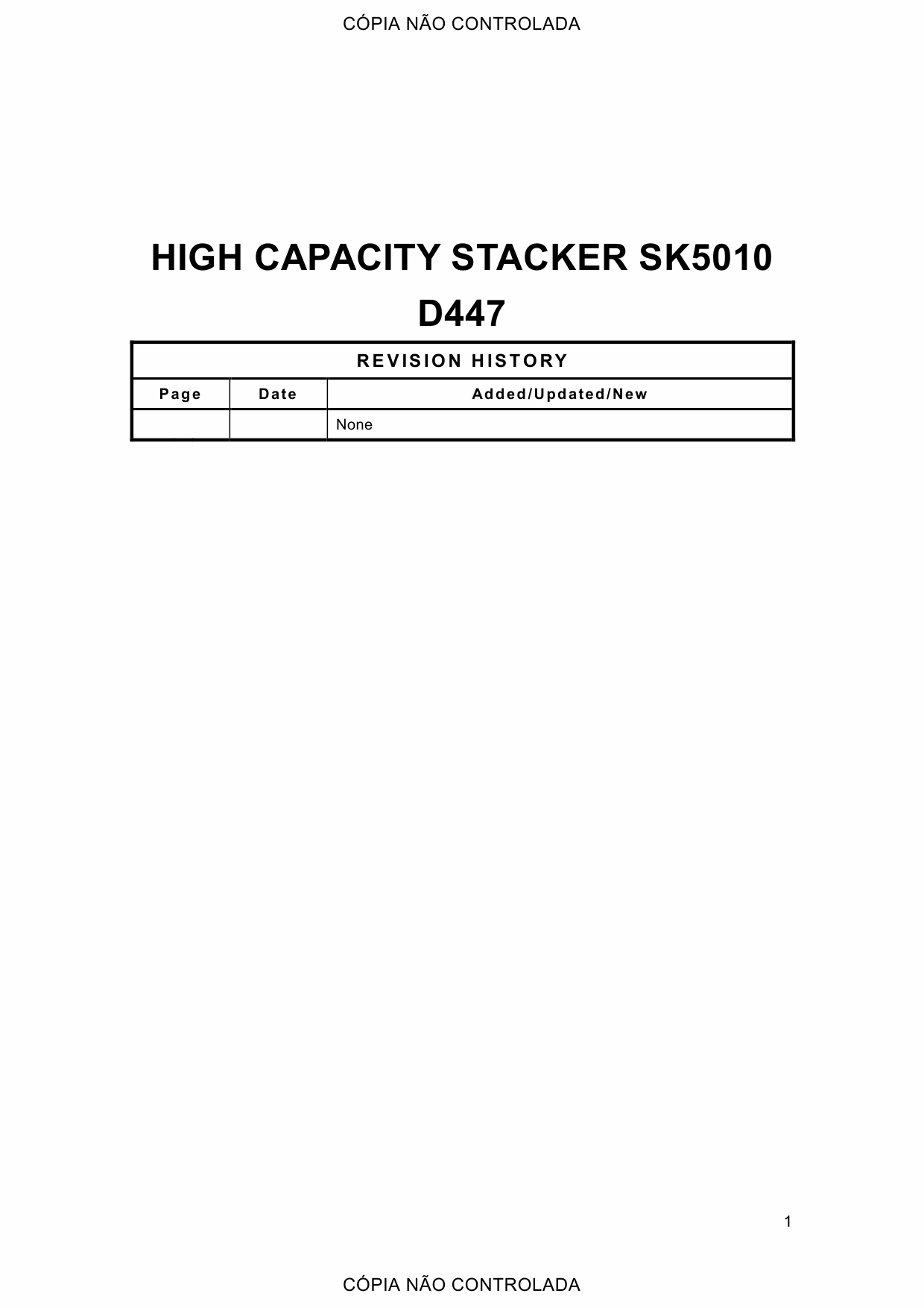RICOH Options D447 HIGH-CAPACITY-STACKER Parts Catalog PDF download-1